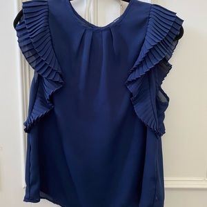 Navy blue blouse